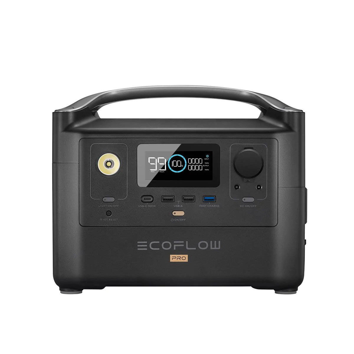 ECOFLOW RIVER PRO Portable Power Station - 720Wh Battery - 600W output; 200W Solar charger. SA Socket - image 2