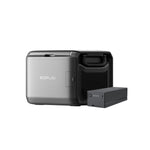 EcoFlow GLACIER Classic 45L Dual-Zone Fridge Freezer + 298Wh Plug-In Battery