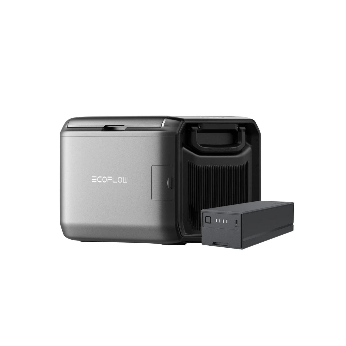 EcoFlow GLACIER Classic 45L Dual-Zone Fridge Freezer + 298Wh Plug-In Battery