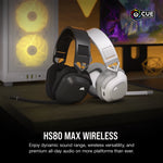 CORSAIR HS80 MAX WIRELESS Gaming Headset White - CA-9011296-AP