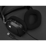 CORSAIR HS80 RGB USB Wired Gaming Headset Carbon - CA-9011237-AP