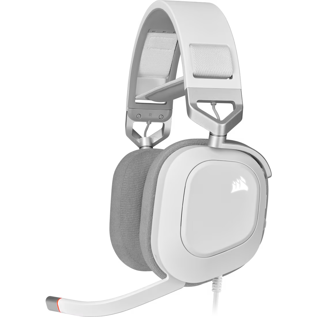 CORSAIR HS80 RGB USB Wired Gaming Headset White - CA-9011238-AP