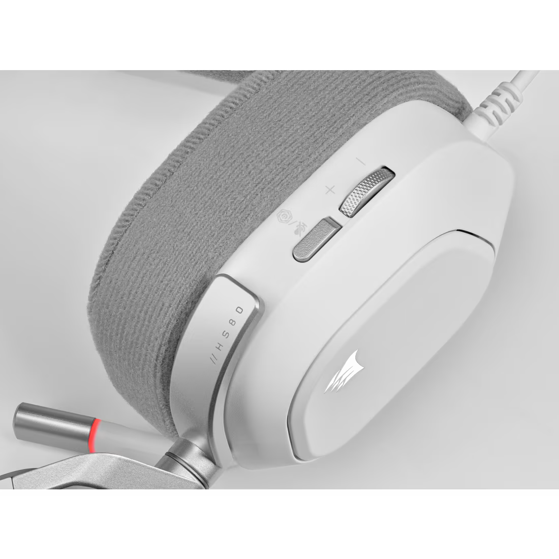 CORSAIR HS80 RGB USB Wired Gaming Headset White - CA-9011238-AP