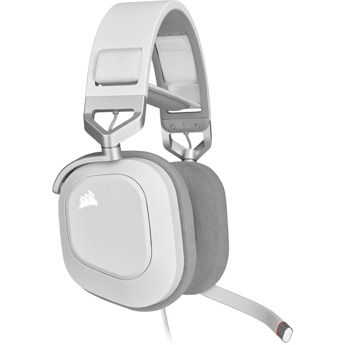 CORSAIR HS80 RGB USB Wired Gaming Headset White - CA-9011238-AP