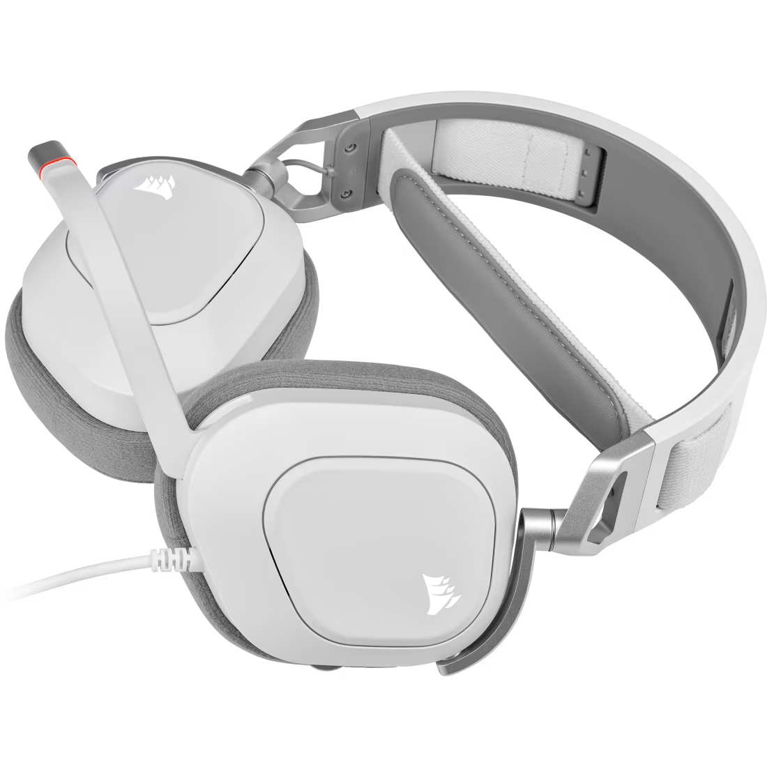 CORSAIR HS80 RGB USB Wired Gaming Headset White - CA-9011238-AP