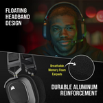 CORSAIR HS80 RGB WIRELESS Gaming Headset Carbon - CA-9011235-AP