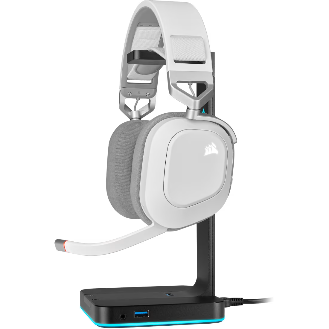 CORSAIR HS80 RGB WIRELESS Gaming Headset White - CA-9011236-AP