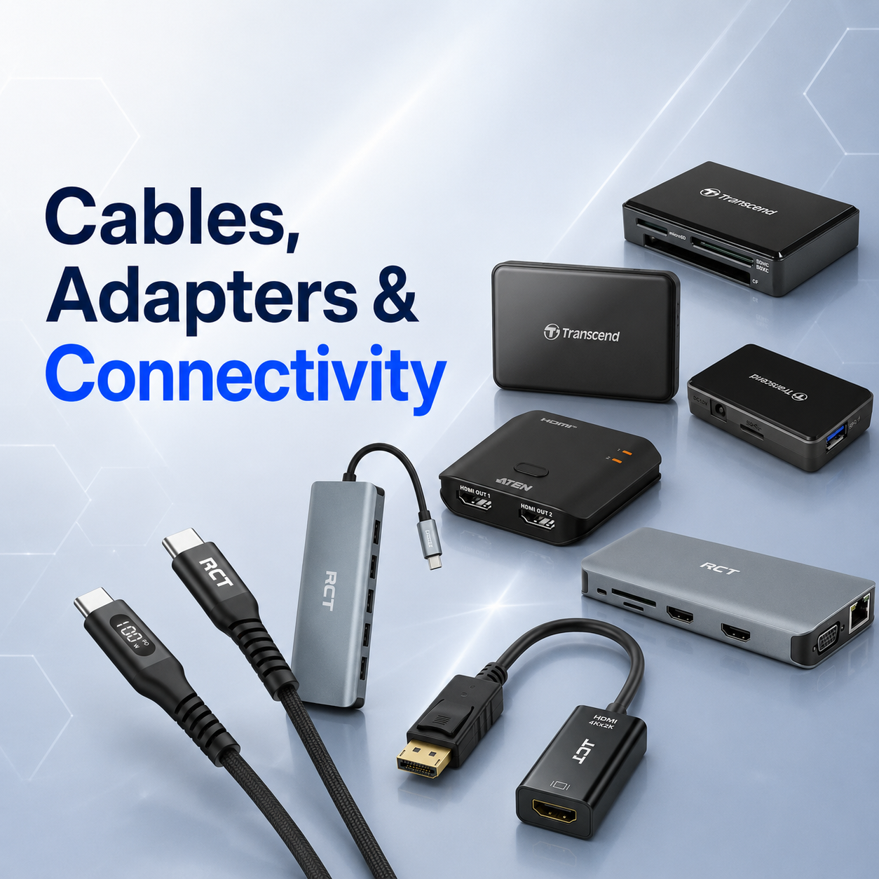 Cables, Adapters & Connectivity