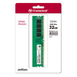 Transcend JetRam 32GB DDR4-2666 U-DIMM Desktop Memory