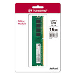 Transcend JetRam 16GB DDR4-3200 U-DIMM Desktop Memory