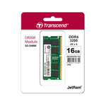 Transcend JetRam 16GB DDR4-3200 SO-DIMM Notebook Memory