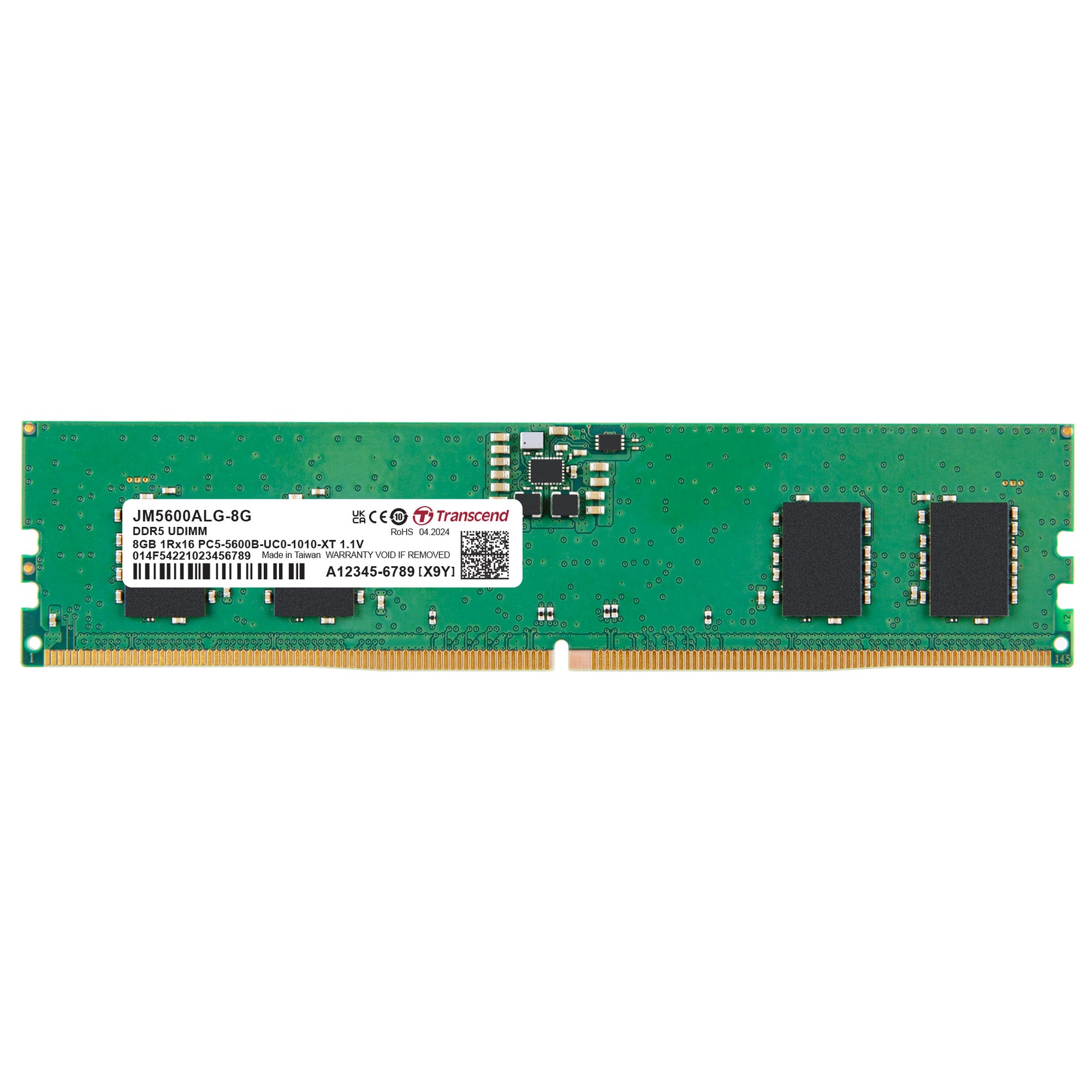 Transcend JetRam 8GB DDR5-5600 U-DIMM Desktop Memory - image 2