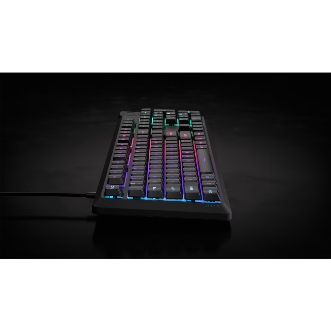 Corsair K55 CORE RGB Gaming Keyboard - Black