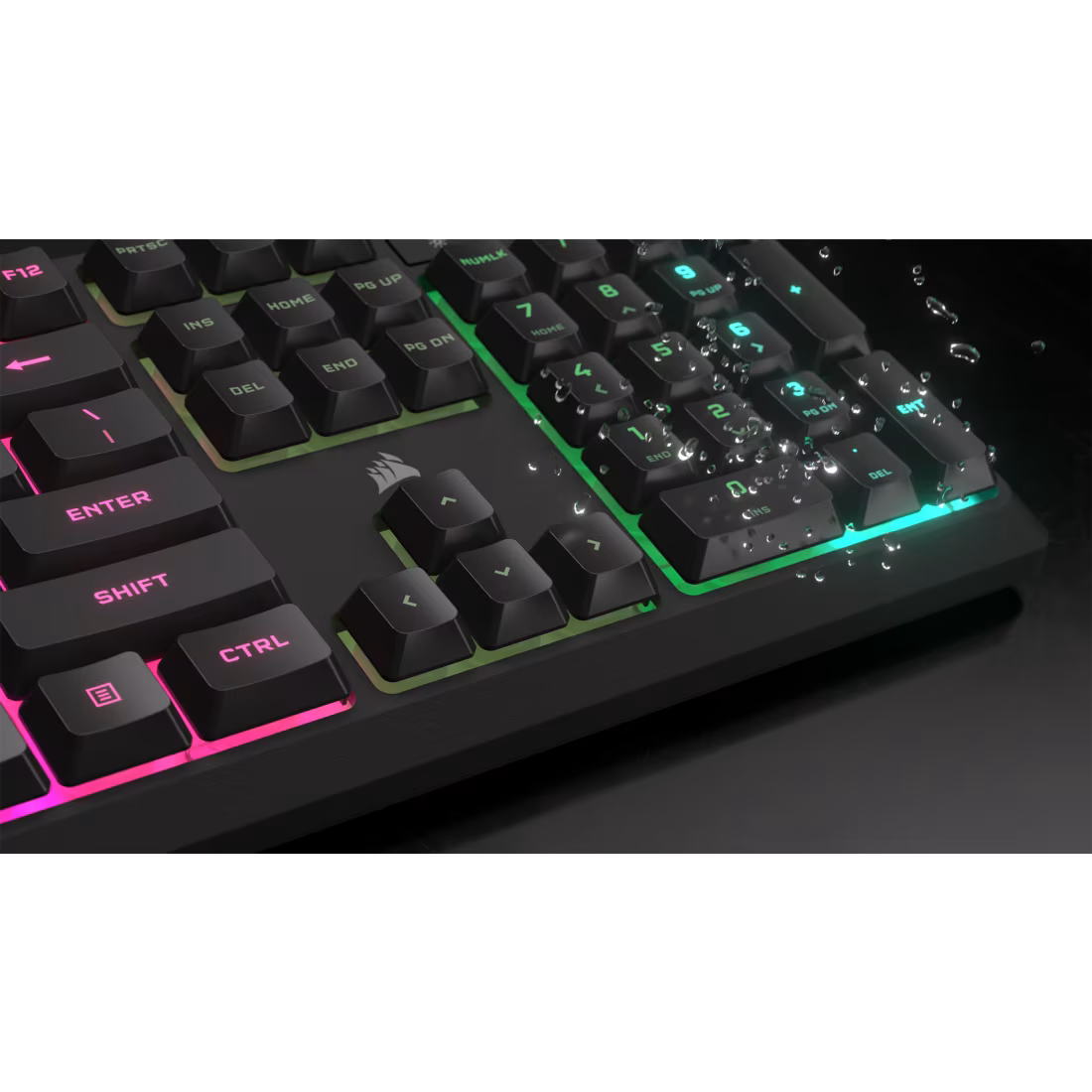 Corsair K55 CORE RGB Gaming Keyboard - Black