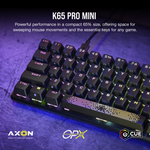 CORSAIR K65 PRO MINI RGB Optical Gaming Keyboard - CH-91A401A-NA