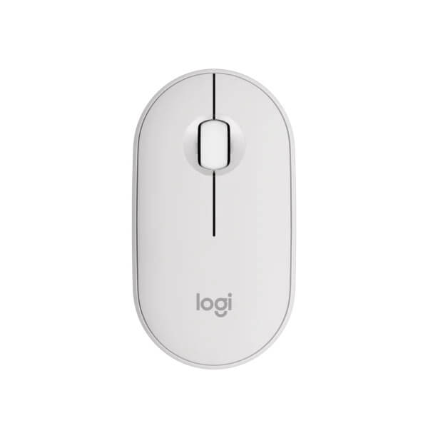 LOGITECH Pebble Mouse 2 M350s Bluetooth Mouse Tonal White - 910-007013