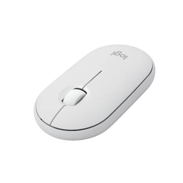 LOGITECH Pebble Mouse 2 M350s Bluetooth Mouse Tonal White - 910-007013