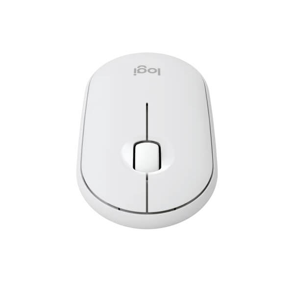 LOGITECH Pebble Mouse 2 M350s Bluetooth Mouse Tonal White - 910-007013