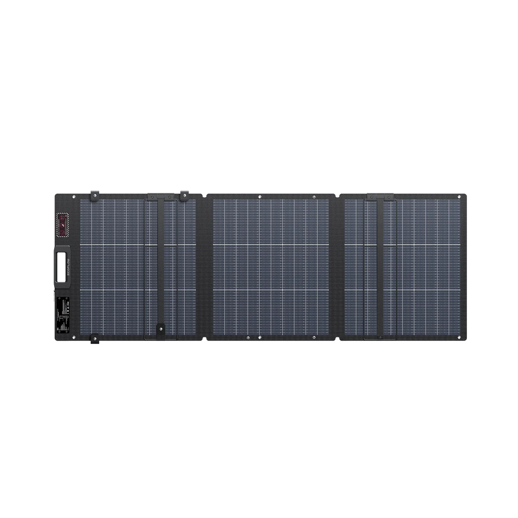 EcoFlow 160W Lightweight Portable Bifacial Solar Panel with Stand