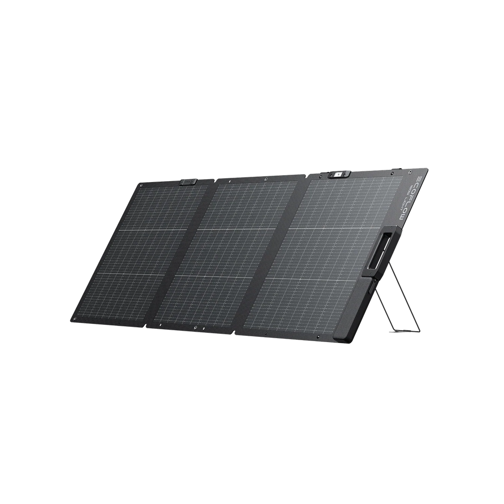EcoFlow 160W Lightweight Portable Bifacial Solar Panel with Stand