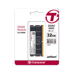 Transcend JetRam 32GB DDR5-6400 CSODIMM Notebook Memory