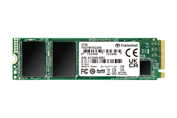 Transcend MTE220S 2TB M.2 2280 PCIe Gen3x4 NVMe SSD