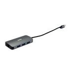 RCT 4-in-1 USB type A hub with 3 USB 3.0 Type A ports and 1 RJ45 Gigabit ethernet port - image 2