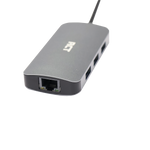 RCT USB-A to Gigabit Ethernet Adapter with 3-Port USB 3.0 Hub