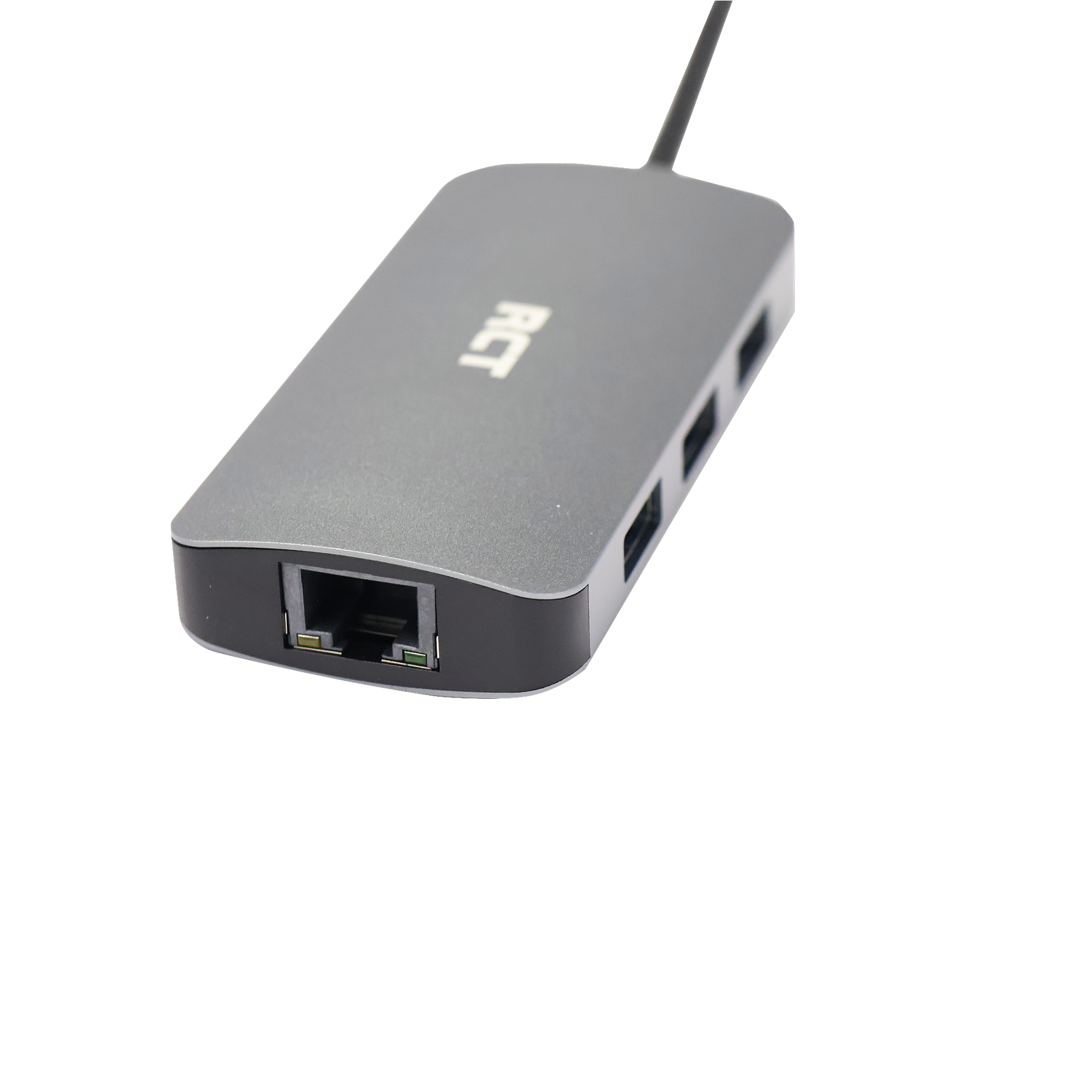RCT USB-A to Gigabit Ethernet Adapter with 3-Port USB 3.0 Hub