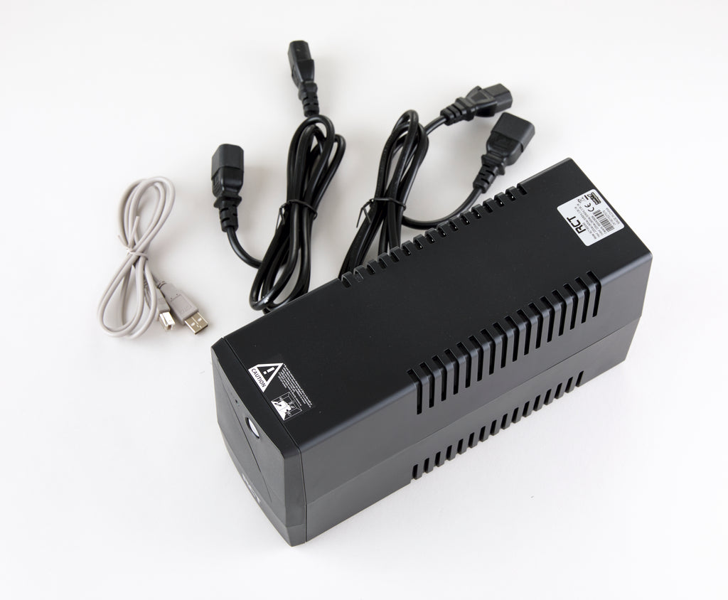 RCT 650VA Line Interactive UPS with AVR 360W Backup Power