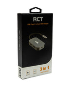 RCT ADP-5050 Compact USB Type-C 3-in-1 Hub with Dual HDMI & PD - image 5