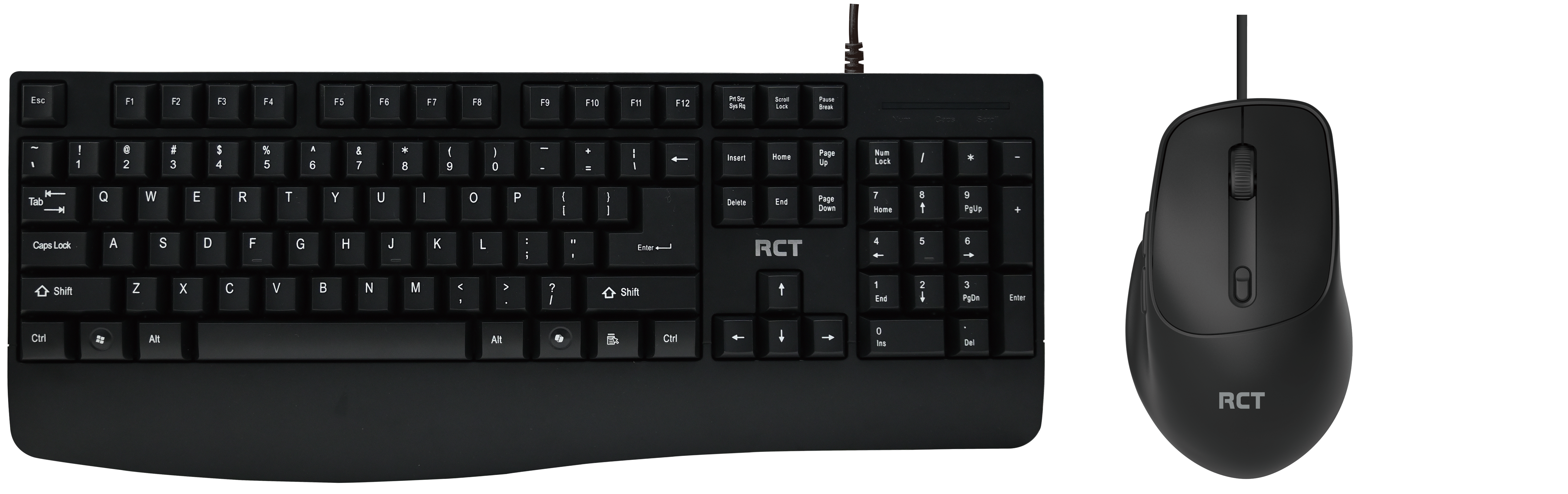 RCT K11 Combo Wired Keyboard and Mouse Desktop Set