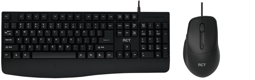 RCT K11 Combo Wired Keyboard and Mouse Desktop Set