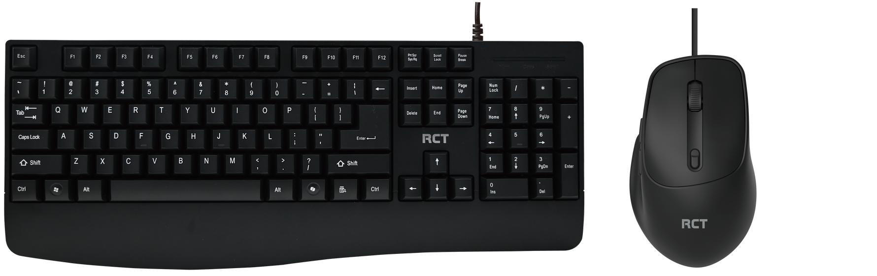 RCT K11 Combo Wired Keyboard and Mouse Desktop Set