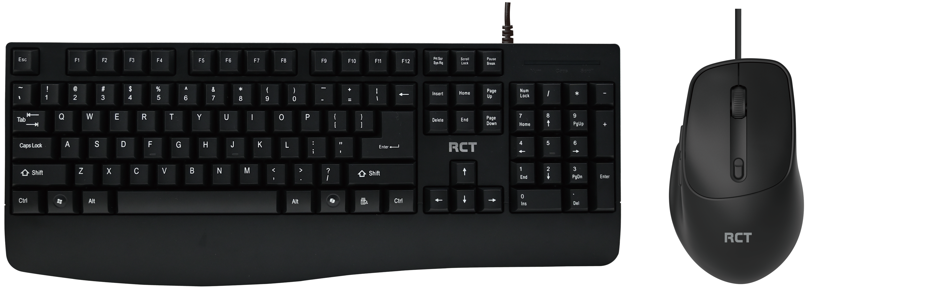 RCT K11 Combo Wired Keyboard and Mouse Desktop Set