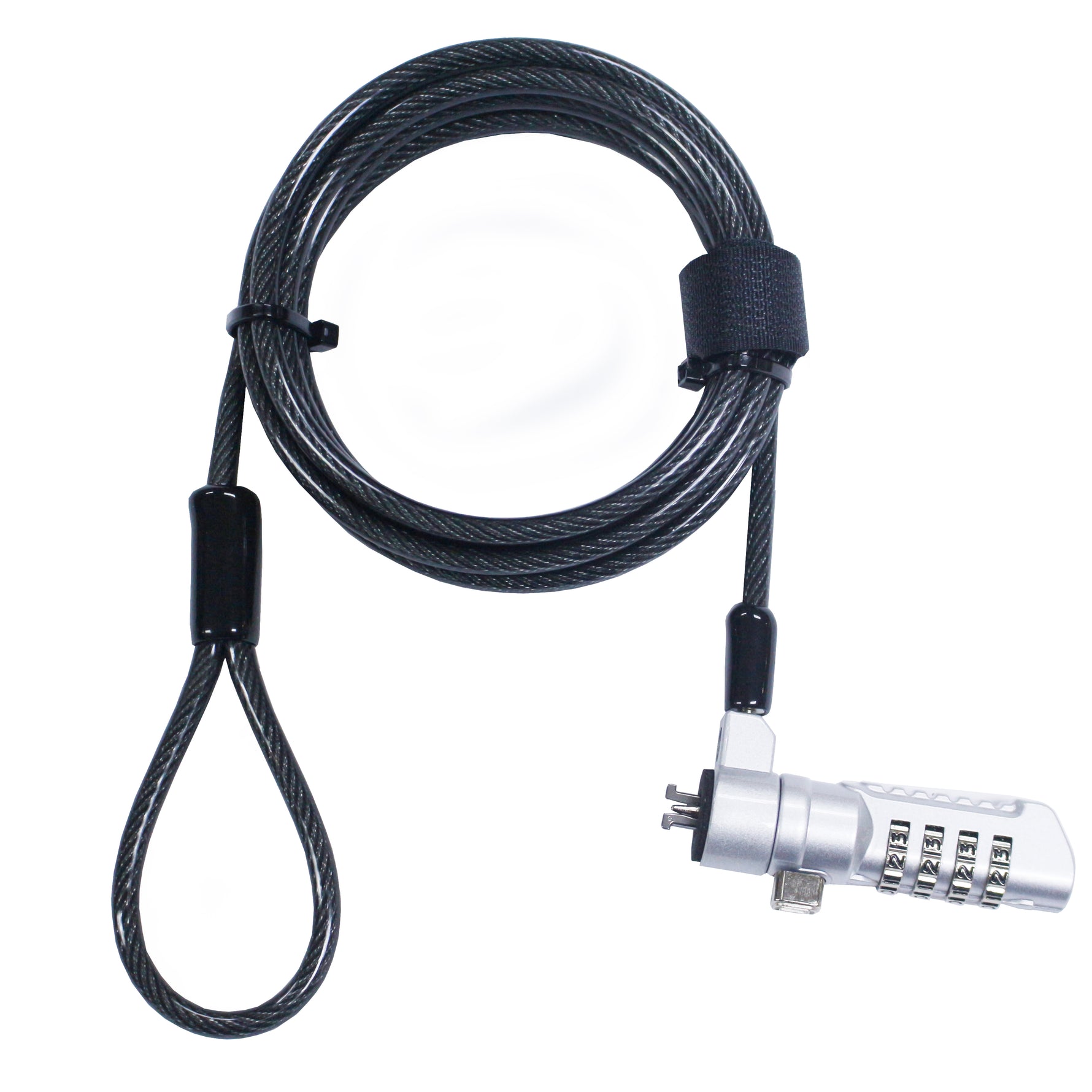 RCT NL-N02N Heavy Duty Nano Security Cable with 4-Dial Combination Lock
