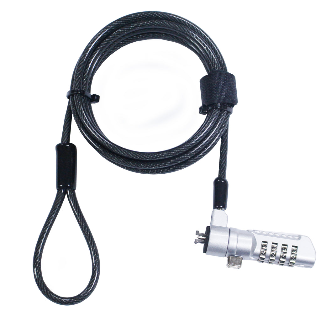 RCT NL-N02N Heavy Duty Nano Security Cable with 4-Dial Combination Lock