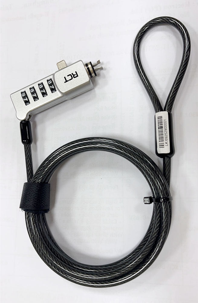 RCT NL-N302 3-in-1 Combination Notebook Security Lock