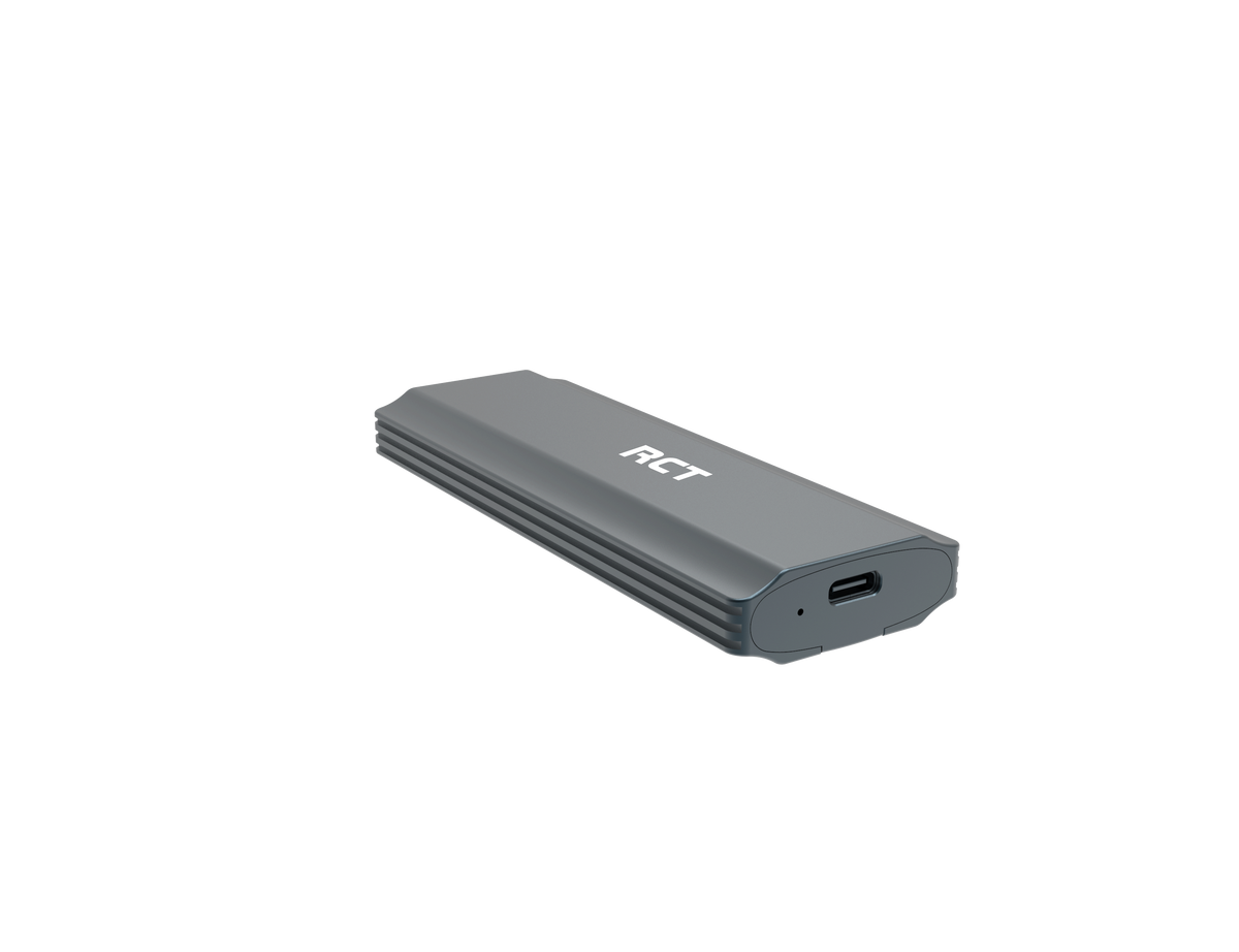 RCT SSE-NVS100CU M.2 NVMe & SATA SSD Enclosure with USB-C and Up to 10Gbps