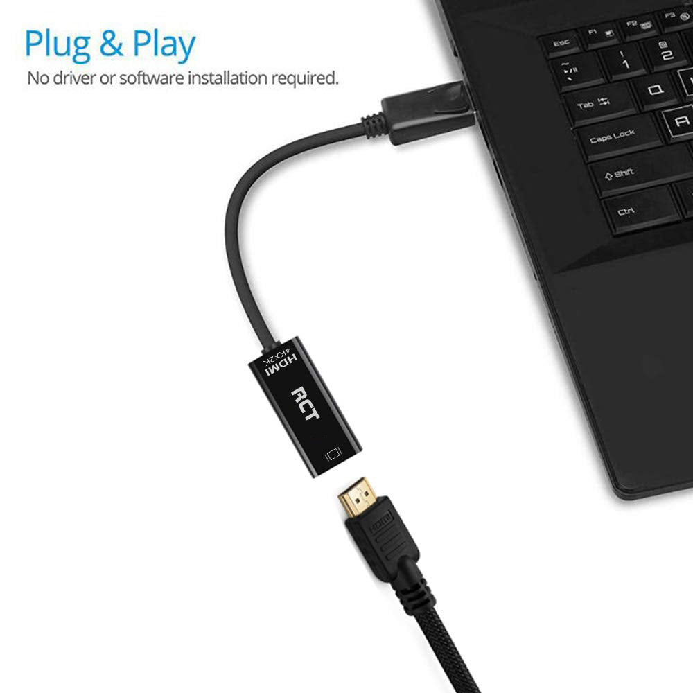 RCT display port to HDMI 4K (M to F) adapter with audio - image 5