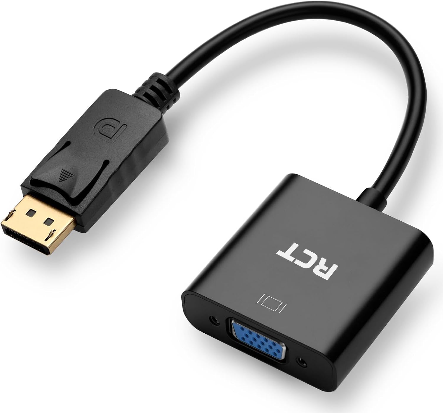 RCT DisplayPort to VGA Adapter - Black