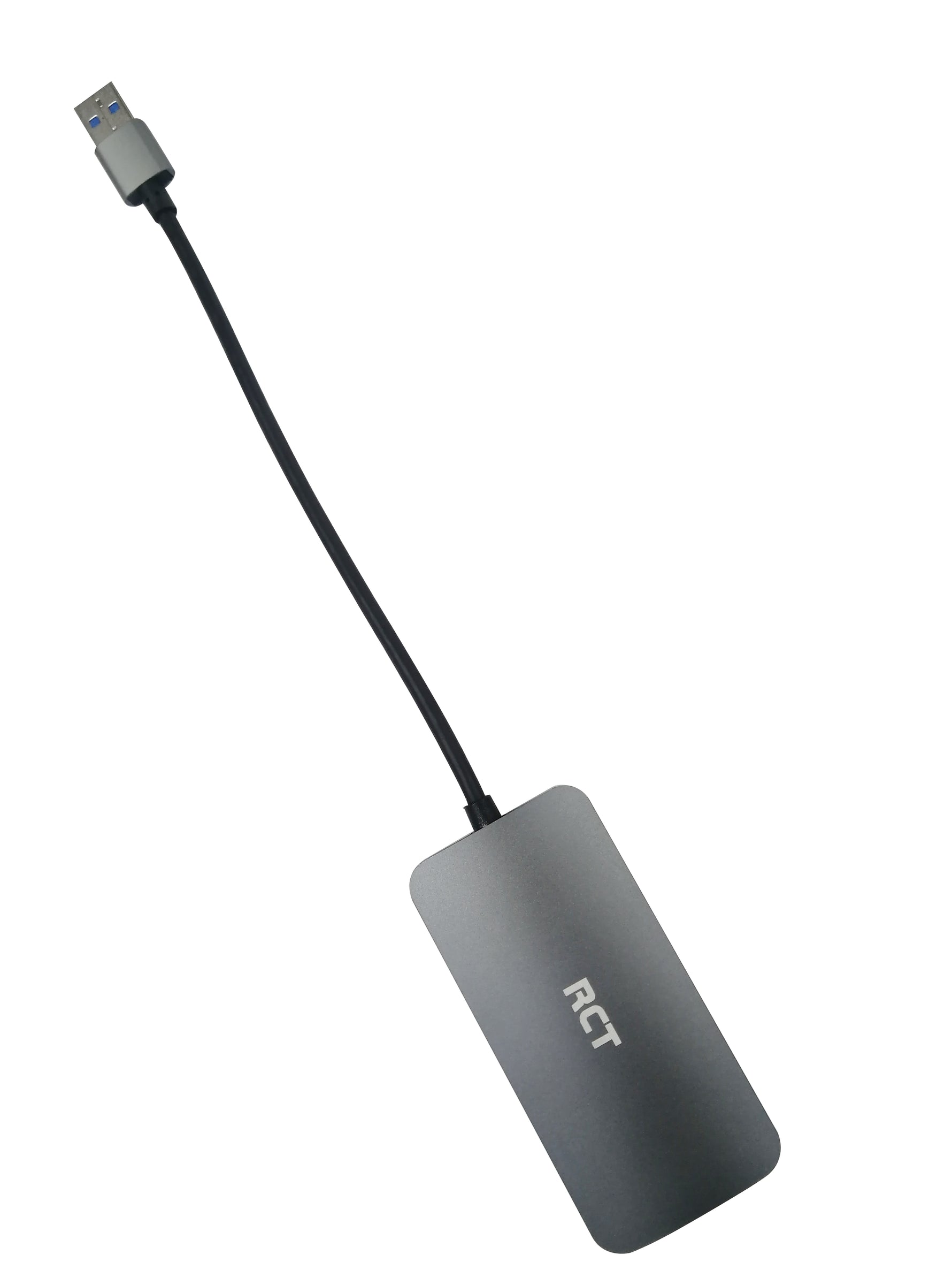 RCT 4-in-1 USB type A hub with 3 USB 3.0 Type A ports and 1 RJ45 Gigabit ethernet port - image 5