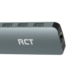 RCT 4-in-1 USB type A hub with 3 USB 3.0 Type A ports and 1 RJ45 Gigabit ethernet port - image 6