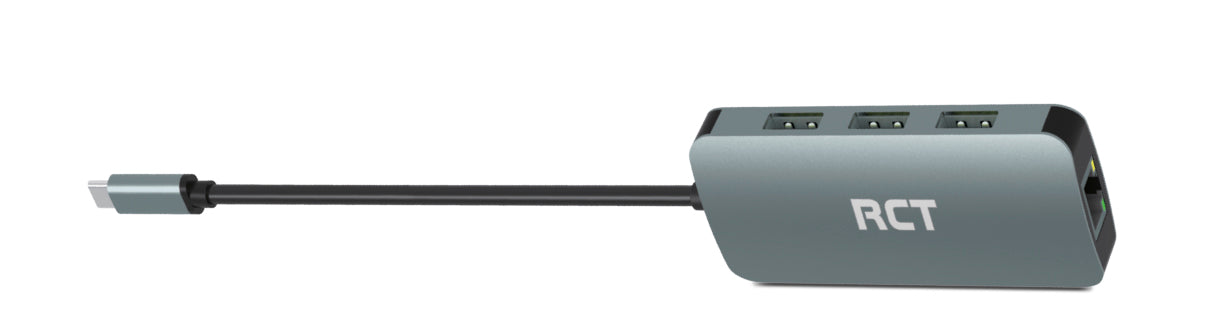 RCT DS-GN601C Compact USB Type-C 6-in-1 Hub with HDMI, LAN & USB 3.0 - image 4