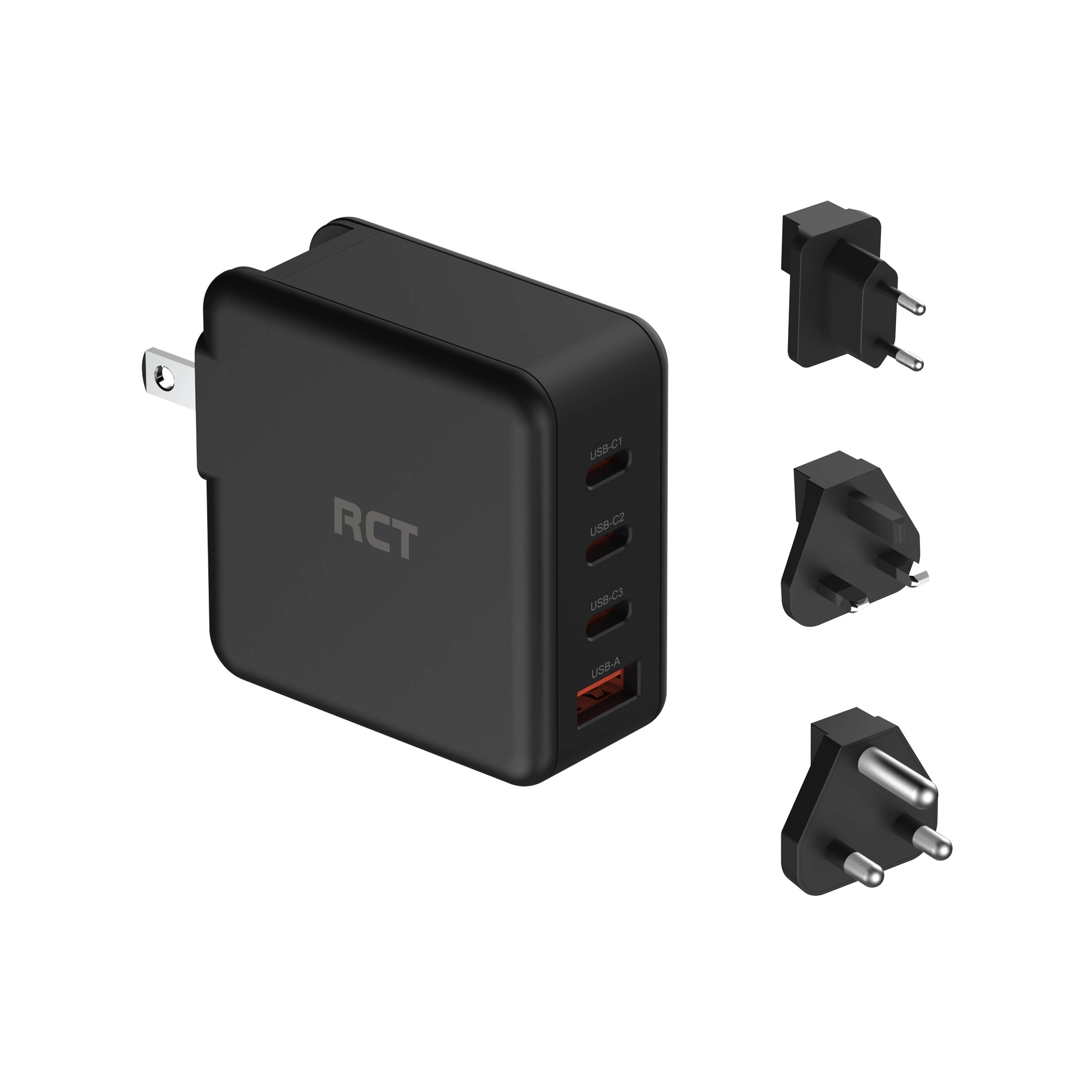 RCT 65W GaN USB-C Fast Charging Travel Adapter