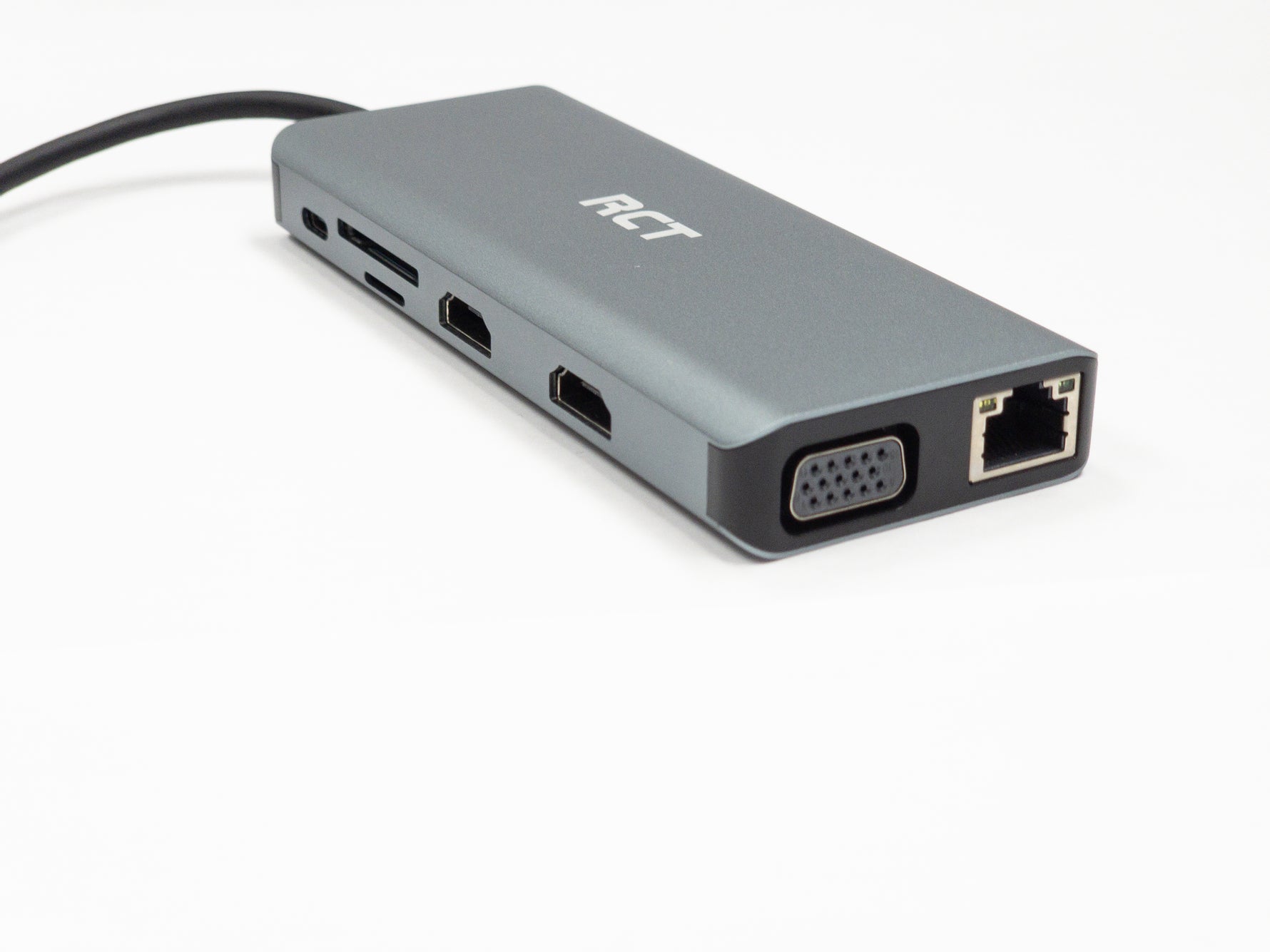 RCT SD-11 Compact USB Type-C 12-in-1 Hub with Dual HDMI, VGA, LAN & PD - image 8