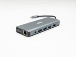 RCT SD-11 Compact USB Type-C 12-in-1 Hub with Dual HDMI, VGA, LAN & PD - image 3