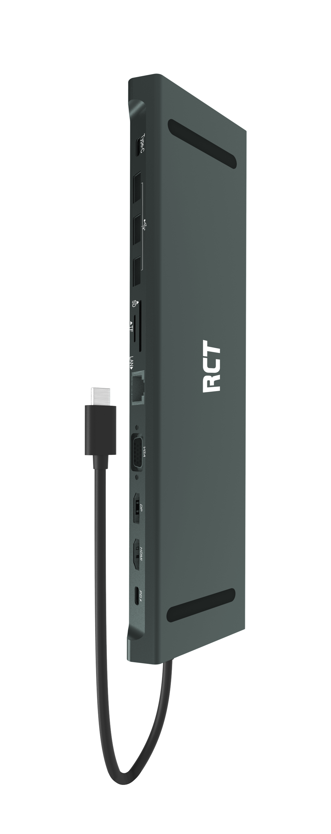 RCT SD-13 USB-C 13-in-1 Docking Station with HDMI, DP, VGA & LAN - image 4