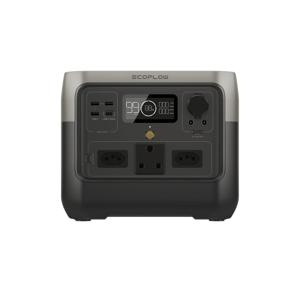 ECOFLOW RIVER 2 PRO Portable Power Station 768Wh battery 800W output 220W Solar Charger - SA Socket