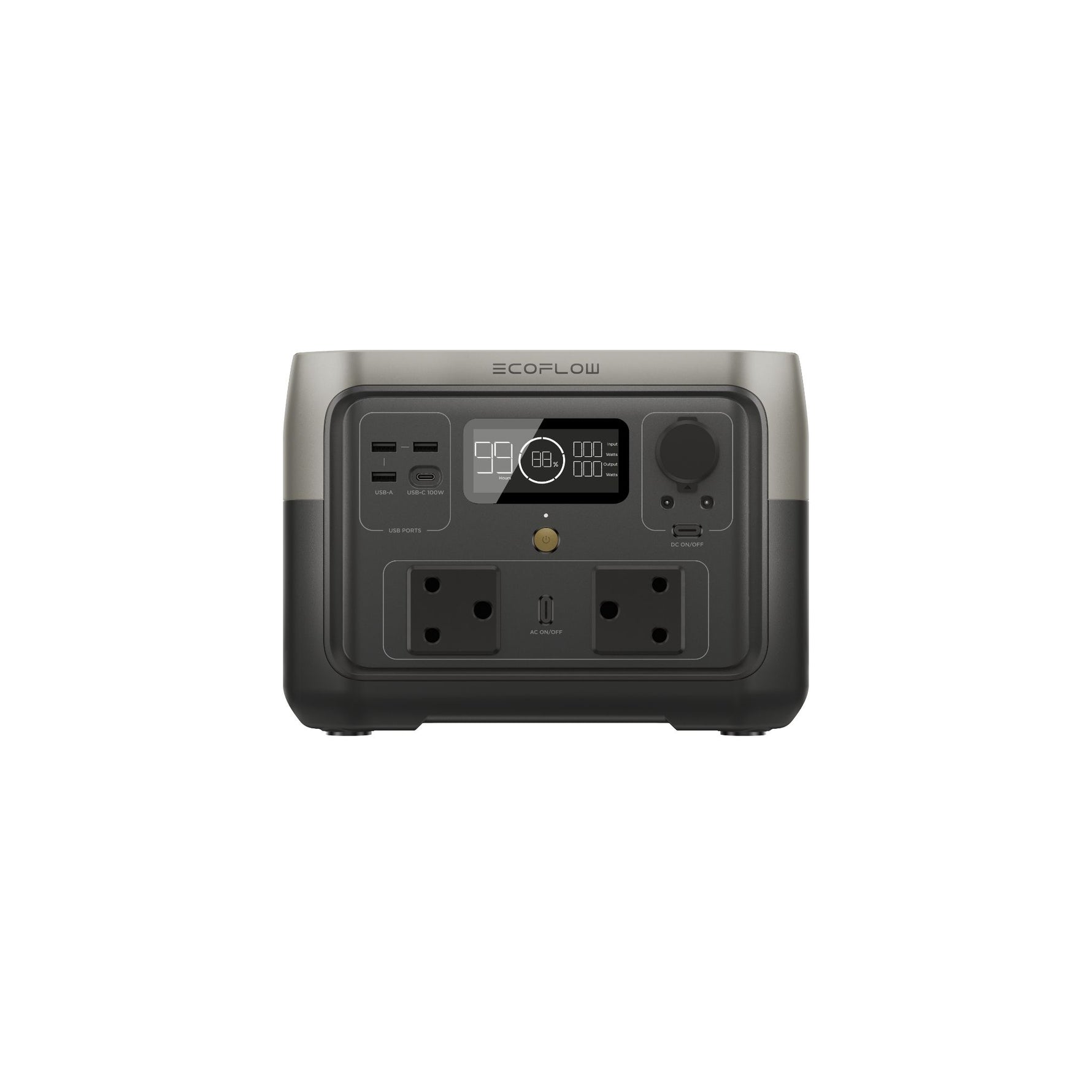 ECOFLOW RIVER 2 MAX Portable Power Station 512Wh battery 500W output 220W Solar Charger - SA Socket - image 2